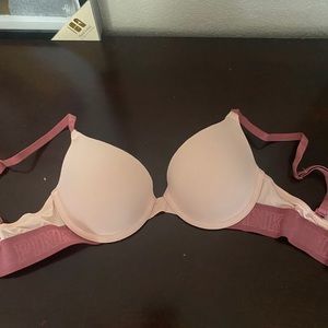 Wear ever wear PINK Victorias Secret Push Up bra